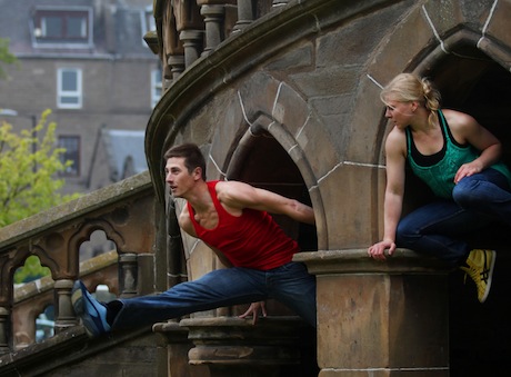 DDP Partner Scottish Dance Theatre's Natalie Trewinnard and Jori Kerremans at McManus, Dundee Photo Nicole Guarino
