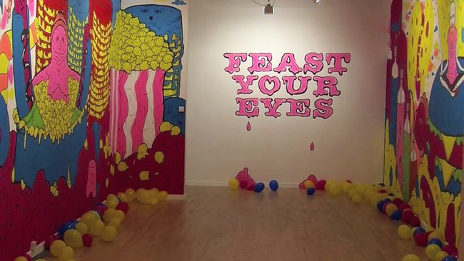 363917-feast-your-eyes-installation-at-peacock-visual-arts-aberdeen-by-hell-yeah-artists-katie-guthrie-and